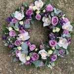 #### Luxury wreath with roses and orchids
16