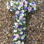 ### mixed loose flower cross 3ft £80  4ft £110 other colours available